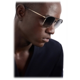 Giorgio Armani - Men’s Square Sunglasses - Light Gold Polarized Gradient Grey - Sunglasses - Giorgio Armani