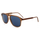 Giorgio Armani - Occhiali da Sole Uomo Forma Squadrata - Marrone Blu - Occhiali da Sole - Giorgio Armani Eyewear