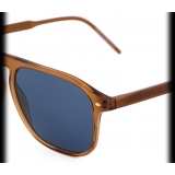 Giorgio Armani - Occhiali da Sole Uomo Forma Squadrata - Marrone Blu - Occhiali da Sole - Giorgio Armani Eyewear