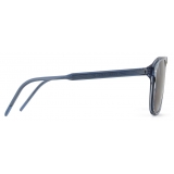 Giorgio Armani - Men’s Square Sunglasses - Transparent Blue Brown - Sunglasses - Giorgio Armani Eyewear