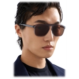 Giorgio Armani - Men’s Square Sunglasses - Transparent Blue Brown - Sunglasses - Giorgio Armani Eyewear