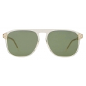 Giorgio Armani - Men’s Square Sunglasses - Transparent Yellow Green - Sunglasses - Giorgio Armani Eyewear