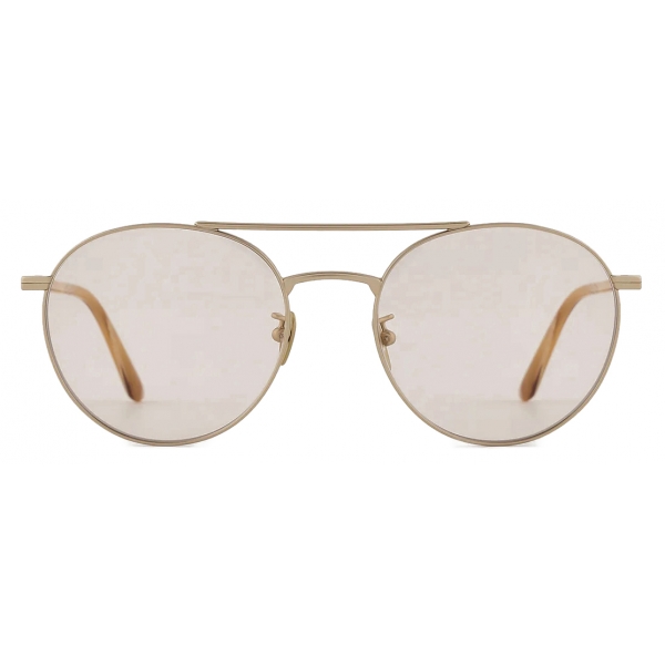 Giorgio Armani - Men’s Round Sunglasses - Pale Gold Photosensitive - Sunglasses - Giorgio Armani Eyewear