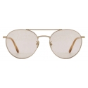 Giorgio Armani - Men’s Round Sunglasses - Pale Gold Photosensitive - Sunglasses - Giorgio Armani Eyewear