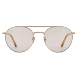 Giorgio Armani - Men’s Round Sunglasses - Pale Gold Photosensitive - Sunglasses - Giorgio Armani Eyewear