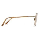Giorgio Armani - Men’s Round Sunglasses - Pale Gold Photosensitive - Sunglasses - Giorgio Armani Eyewear