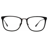 Linda Farrow - Cassin Optical D-Frame in Matt Nickel - LFL1457C5OPT - Linda Farrow Eyewear