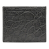 Avvenice - Crocodile Credit Card Holder - Anthracite - Handmade in Italy - Exclusive Luxury Collection