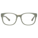 Linda Farrow - Cedric A Rectangular Optical Frames in Steel - LFL1275AC8OPT - Linda Farrow Eyewear