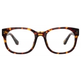 Linda Farrow - Cedric Rectangular Optical Frames in Tortoiseshell - LFL1275C2OPT - Linda Farrow Eyewear