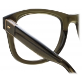 Linda Farrow - Edson Optical D-Frame in Translucent Green - LFL1385C9OPT - Linda Farrow Eyewear