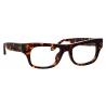 Linda Farrow - Falck Rectangular Optical Frame in Tortoiseshell - LFL1448C5OPT - Linda Farrow Eyewear