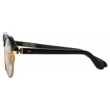 Linda Farrow - Keen Oval Optical Frame in Black - LFL1453C1OPT - Linda Farrow Eyewear