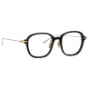 Linda Farrow - Occhiali da Vista Lane Squadrati in Nero (Asian Fit) - Linda Farrow Eyewear