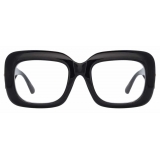 Linda Farrow - Lavinia C6 Rectangular Optical Frame in Black - LFL995C6OPT - Linda Farrow Eyewear