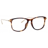 Linda Farrow - Occhiali da Vista Finial D-Frame in Tartaruga - LF72C2OPT - Linda Farrow Eyewear