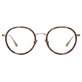 Linda Farrow - Sato Oval Optical Frame in Light Gold - LFL1452C2OPT - Linda Farrow Eyewear