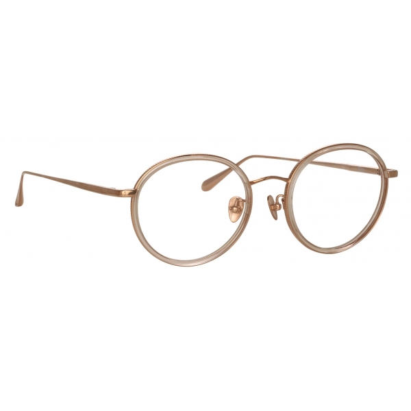 Linda Farrow - Sato Oval Optical Frame in Rose Gold - LFL1452C3OPT - Linda Farrow Eyewear