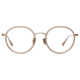 Linda Farrow - Sato Oval Optical Frame in Rose Gold - LFL1452C3OPT - Linda Farrow Eyewear