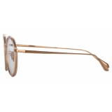 Linda Farrow - Sato Oval Optical Frame in Rose Gold - LFL1452C3OPT - Linda Farrow Eyewear