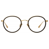 Linda Farrow - Sato Oval Optical Frame in Yellow Gold - LFL1452C1OPT - Linda Farrow Eyewear