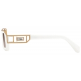 Cazal - Vintage 8517 - Legendary - Latte Bianco Oro - Occhiali da Sole - Cazal Eyewear