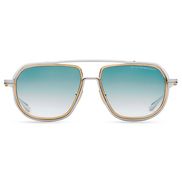 DITA - Intracraft - Silver Yellow Gold Turquoise - DTS165 - Sunglasses - DITA Eyewear