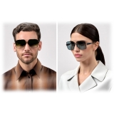 DITA - Grand-Emperik - Brushed White Gold Capuccino Brown - DTS159 - Sunglasses - DITA Eyewear