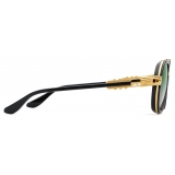 DITA - Vastik - Yellow Gold Black Lunar Forest - DTS441 - Sunglasses - DITA Eyewear