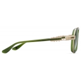 DITA - Vastik - White Gold Crystal Black Moss - DTS441 - Sunglasses - DITA Eyewear