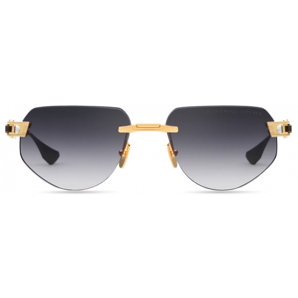 DITA - Grand-Imperyn - Yellow Gold Black Iron Dark Grey - DTS164 - Sunglasses - DITA Eyewear