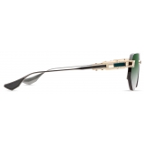 DITA - Grand-Imperyn - White Gold Antique Silver Dark Green - DTS164 - Sunglasses - DITA Eyewear