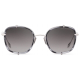 DITA - Talon-Three - Ink Swirl Silver Dark Grey - DTS442 - Sunglasses - DITA Eyewear