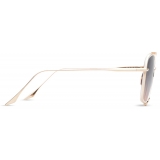 DITA - Talon-Three - Crystal White Gold Grey Peach Gradient - DTS442 - Sunglasses - DITA Eyewear