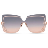 DITA - Brokyn - Oro Rosa Grigio Scuro Pesca Sfumato - DTS440 - Occhiali da Sole - DITA Eyewear