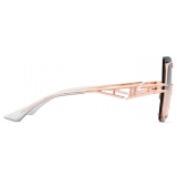 DITA - Brokyn - Rose Gold Dark Grey Peach Gradient - DTS440 - Sunglasses - DITA Eyewear