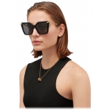 Bulgari - Serpenti - Butterfly Acetate Sunglasses - Black - Serpenti Collection - Sunglasses - Bulgari Eyewear