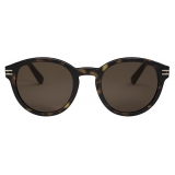 Bulgari - B.Zero1 - Round Acetate Sunglasses - Brown - B.Zero1 Collection - Sunglasses - Bulgari Eyewear