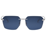 Bulgari - Octo Finissimo - Rectangular Titanium Sunglasses - Blue - Octo Finissimo Collection - Sunglasses - Bulgari Eyewear