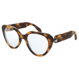 Bulgari - Serpenti - Cat Eye Acetate Optical Glasses - Brown - Serpenti Collection - Optical Glasses - Bulgari Eyewear