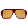 Gucci - Occhiale da Sole Navigator - Rosso - Gucci Eyewear
