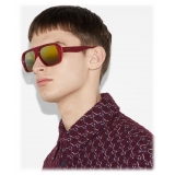 Gucci - Occhiale da Sole Navigator - Rosso - Gucci Eyewear