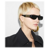 Gucci - Occhiale da Sole Geometrica - Nero - Gucci Eyewear
