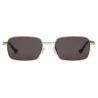Gucci - Rectangular Sunglasses - Yellow Gold Grey - Gucci Eyewear