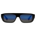 Gucci - Occhiale da Sole Rettangolari - Nero Blu - Gucci Eyewear