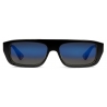 Gucci - Occhiale da Sole Rettangolari - Nero Blu - Gucci Eyewear