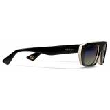 Gucci - Rectangular Sunglasses - Black Blue - Gucci Eyewear
