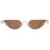 Gucci - Cat Eye Sunglasses - Gold Brown - Gucci Eyewear