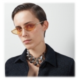 Gucci - Occhiale da Sole Cat Eye - Oro Marrone - Gucci Eyewear