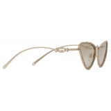 Gucci - Cat Eye Sunglasses - Yellow Gold Brown - Gucci Eyewear